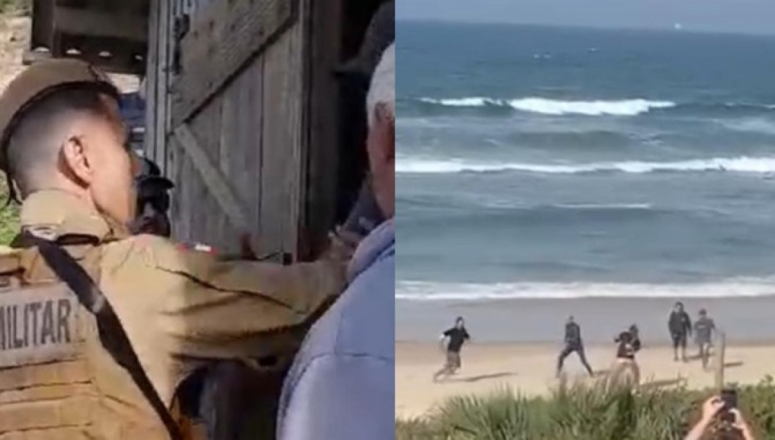 Pescadores protagonizam pancadaria com surfistas após perderem cardume de tainhas