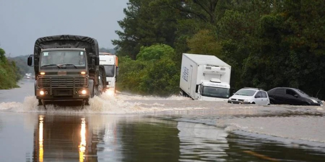 Previsão de grande volume de chuva deixa RS em alerta