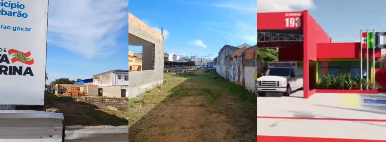 Obra do posto do Corpo de Bombeiros no bairro Oficinas deve ser retomada com liberação da 2ª parcela pelo Governo