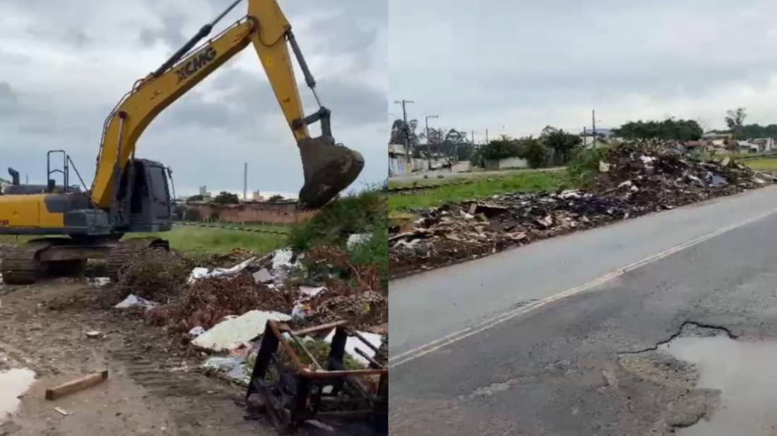 Bairro Passagem recebe limpeza na manhã desta quinta-feira (20)