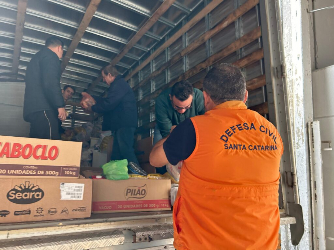 Tubarão envia a Triunfo (RS) arrecadações dos últimos eventos