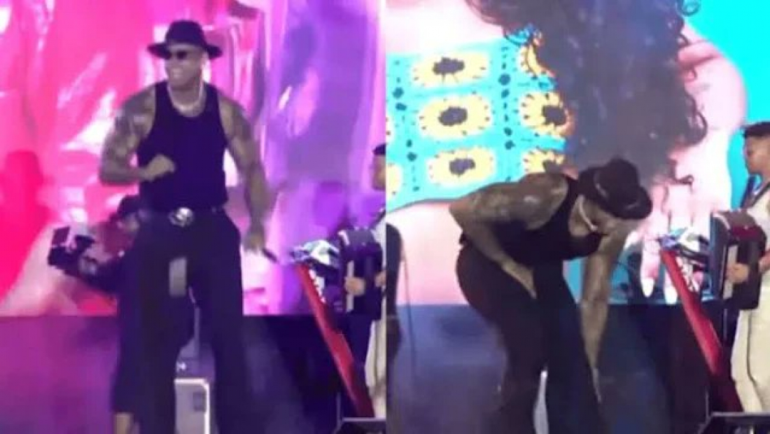 Brasil: Léo Santana é atingido por celular nas partes íntimas durante show