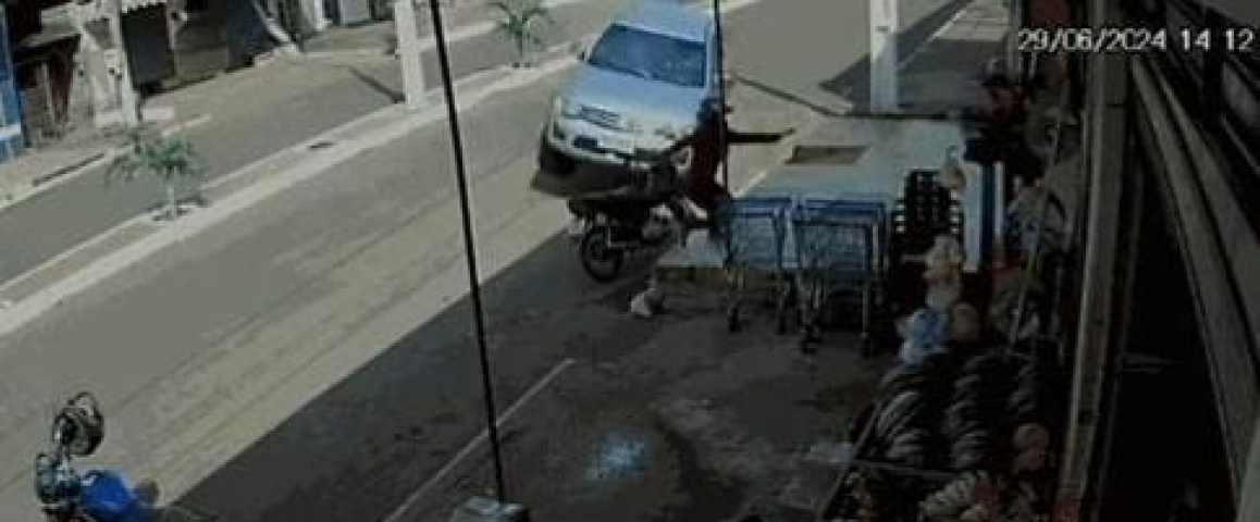 Brasil: por segundos, mulher escapa de atropelamento no Maranhão