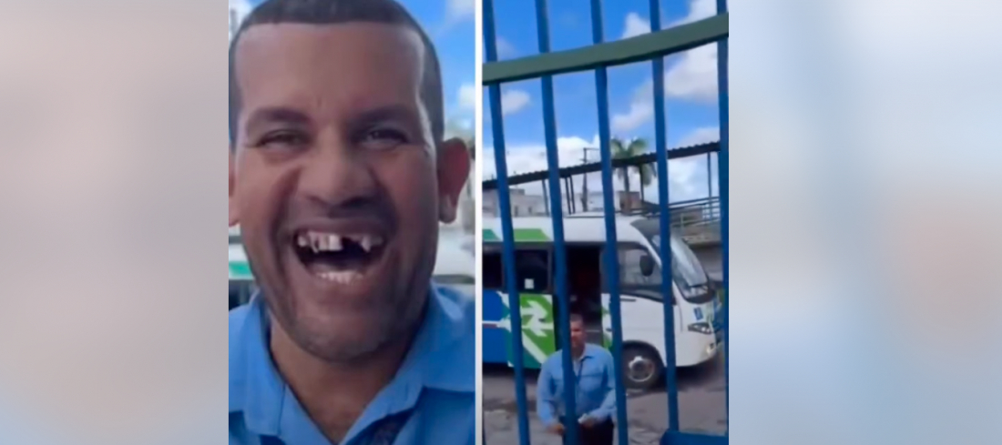 (Vídeo) Homem viraliza com sua risada parecida com um galo; assista