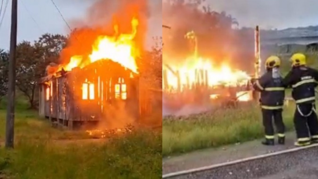 Mulher não aceita fim de namoro e ateia fogo na casa do ex em Pescaria Brava