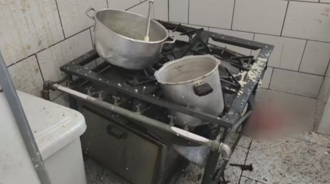 Brasil: merendeira de escola fica em estado grave após panela de pressão explodir
