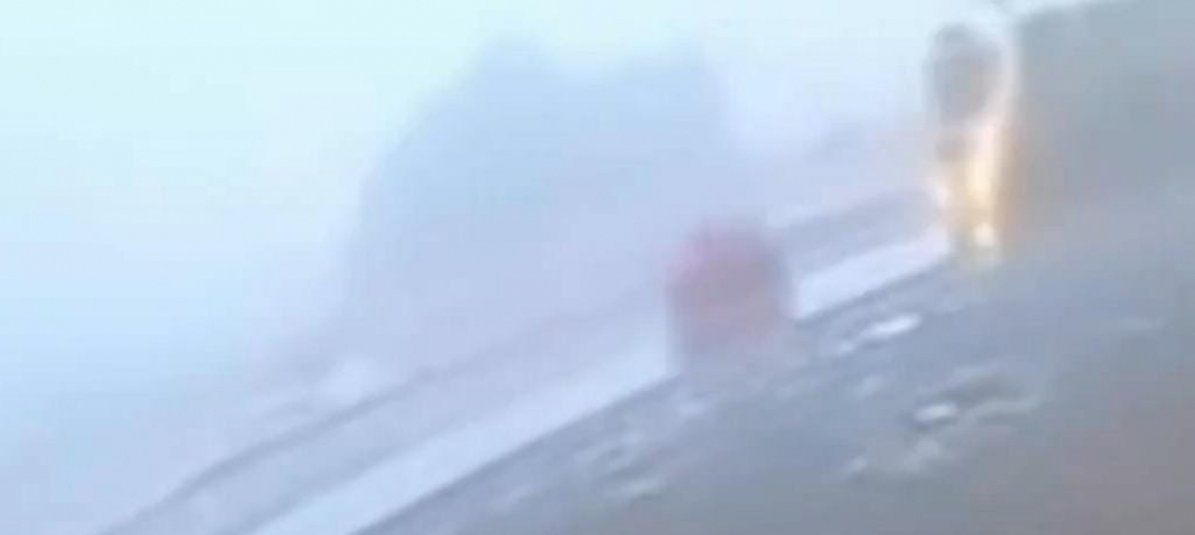 Câmera registra colisão que matou jovens catarinenses no RS