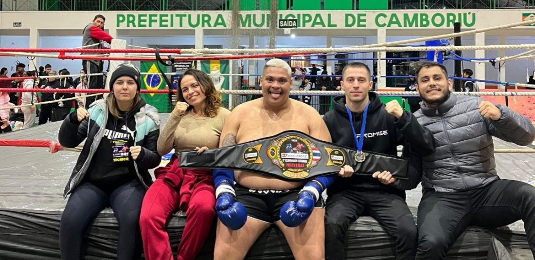 Atletas de Tubarão se destacam no 5º Campeonato Estadual de Muay Thai da FECAMTT