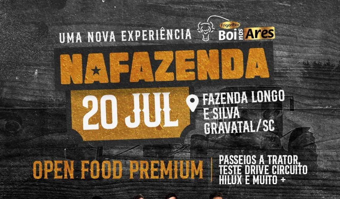 Na fazenda: melhor festa country acontece neste sábado (20) em Gravatal