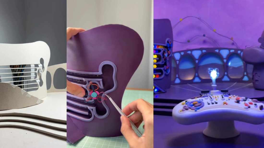 Artista recria cenário de Divertida Mente em diorama e impressiona web