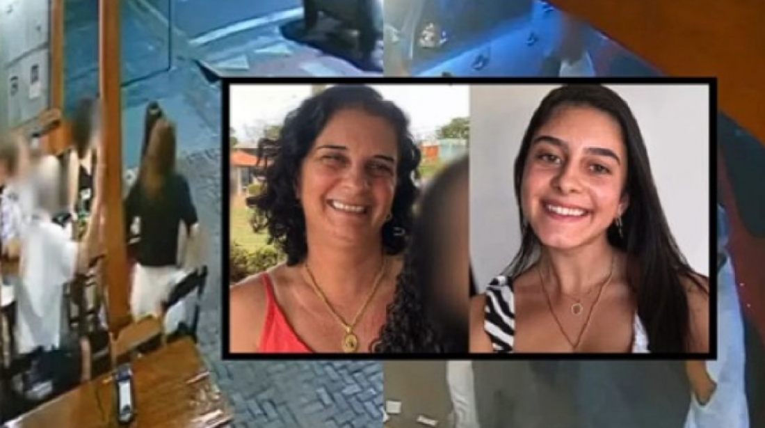 (Vídeo) IMAGENS FORTES: Caminhonete invade restaurante e mata mãe e filha no Paraná