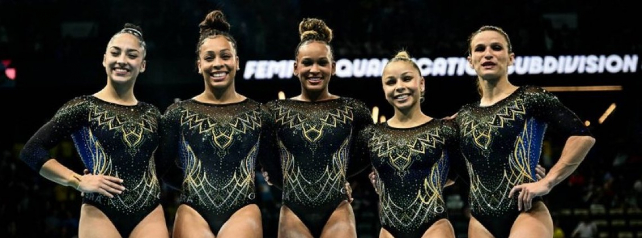 Brasil é bronze por equipes na ginástica nas Olimpíadas 2024