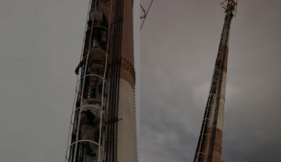 SC: policiais resgatam jovem que tentava se jogar de torre com 50 metros