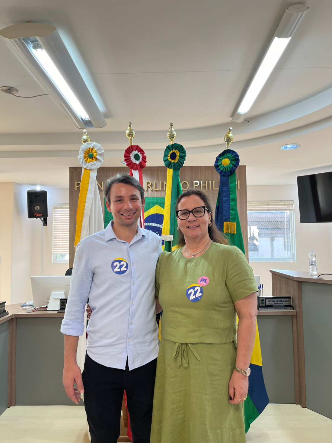 PL de Braço do Norte define Robinho da Farmácia como candidato a prefeito e Soraya Michels de vice