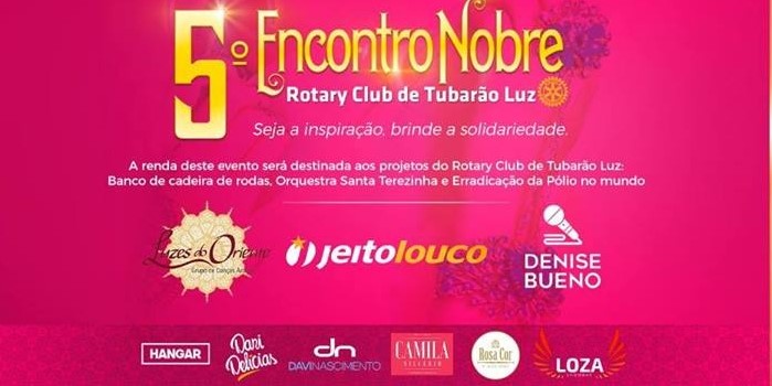 5º Encontro Nobre é promovido pelo Rotary Clube Tubarão