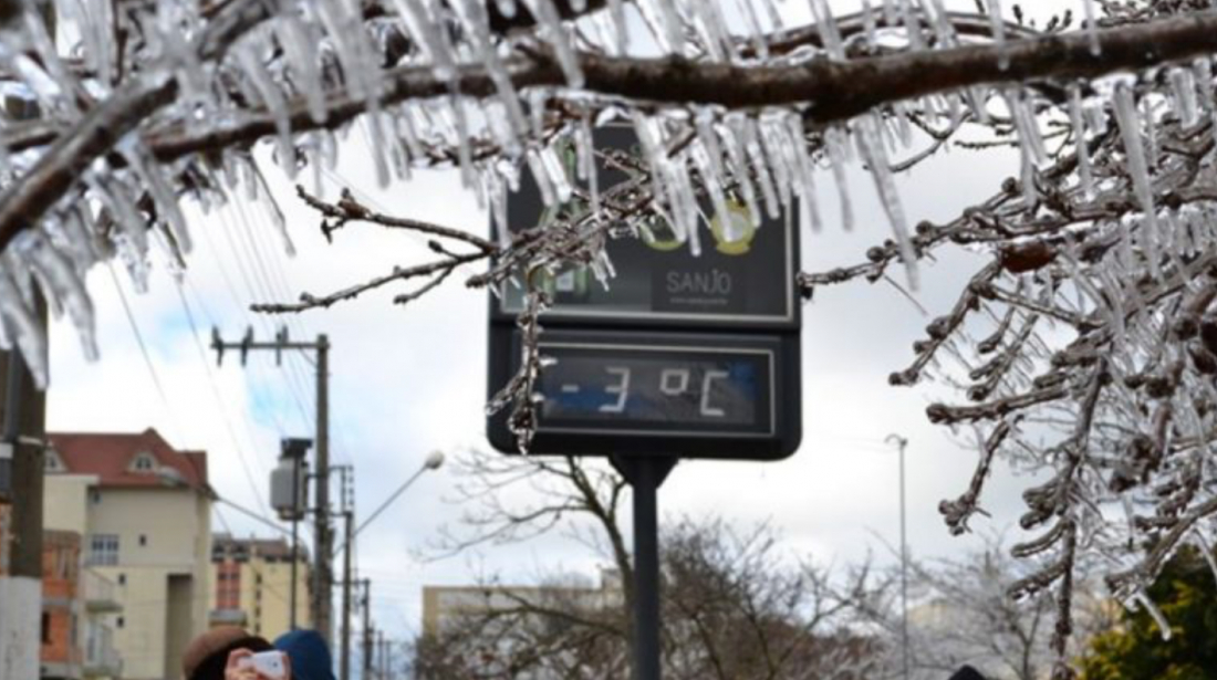 Em SC: Previsão indica tempo frio e chance de neve nesta sexta-feira, 9