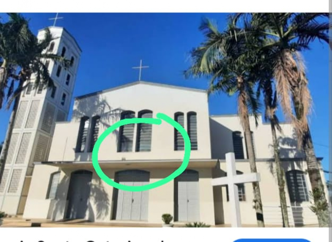 Homem fica ferido ao cair de 5m de altura durante reparos em igreja de Morro da Fumaça