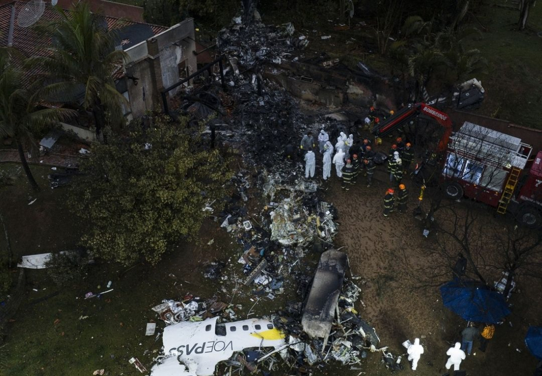Bombeiros finalizam resgate dos 62 corpos da tragédia em Vinhedo