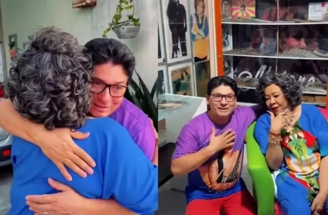 Brasil: Alcione faz visita surpresa a fã e conhece coleção com itens de sua carreira