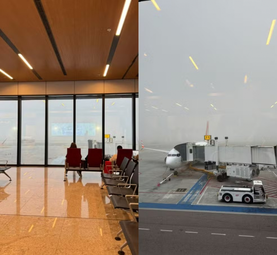 Voos são cancelados e aeroportos fecham em SC por causa de nevoeiro nesta segunda (19)