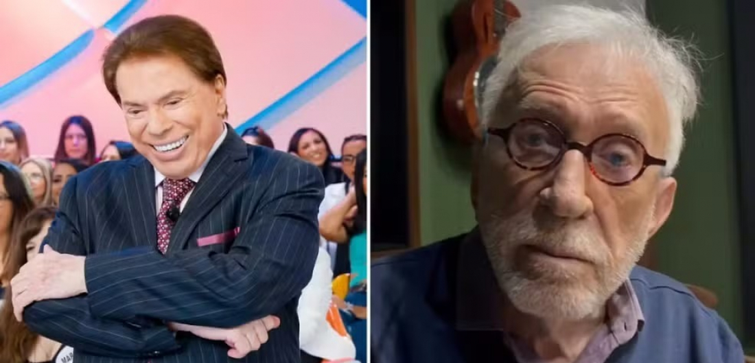 Moacyr Franco estava internado e descobriu morte de Silvio Santos após três dias; artista publicou homenagem