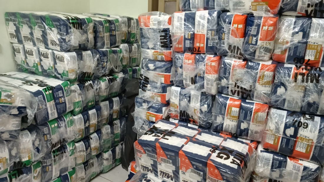 Mais de 46 mil fraldas são adquiridas pelo EMAD de Capivari de Baixo