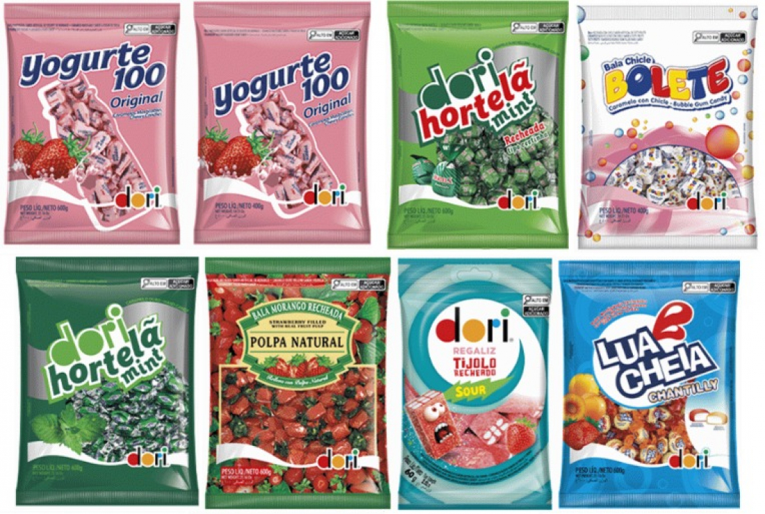 Lotes de Balas Dori têm venda proibida por suspeita de Salmonella