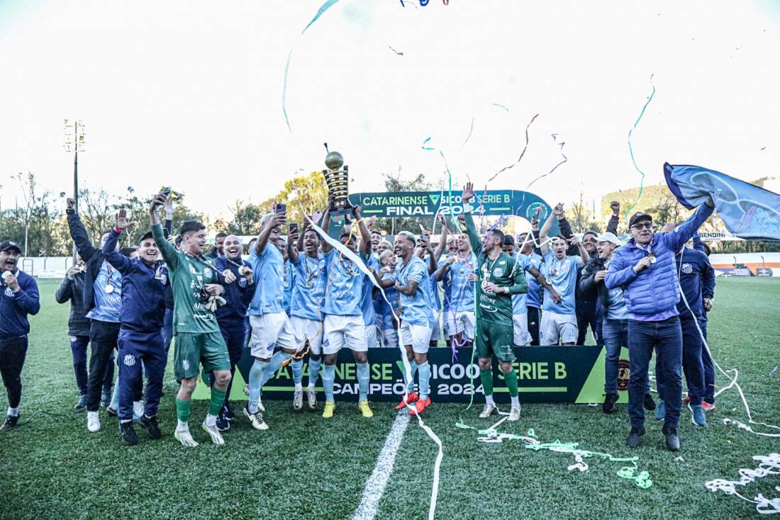Caravaggio supera o Santa Catarina e é campeão da Série B do Catarinense