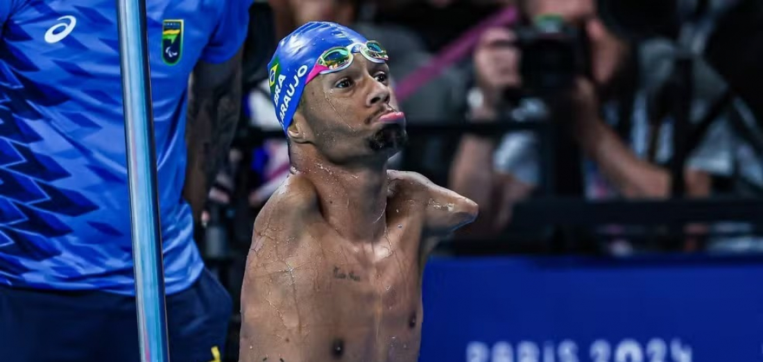 Gabrielzinho conquista primeiro ouro do Brasil nas Paralimpíadas