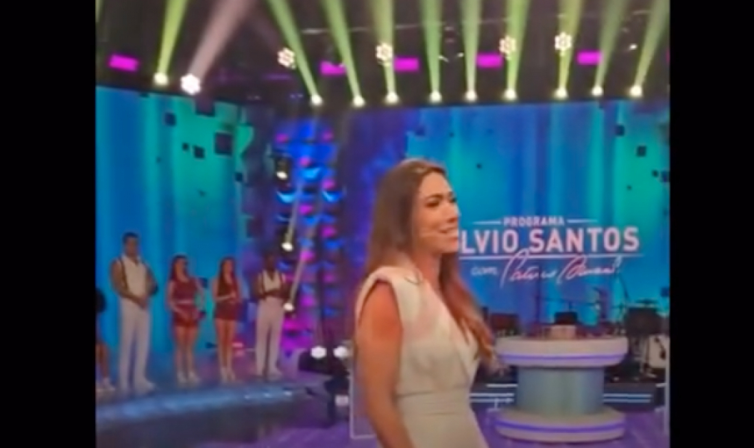 (Vídeo) Patrícia Abravanel chora em retorno ao SBT após morte de Silvio Santos