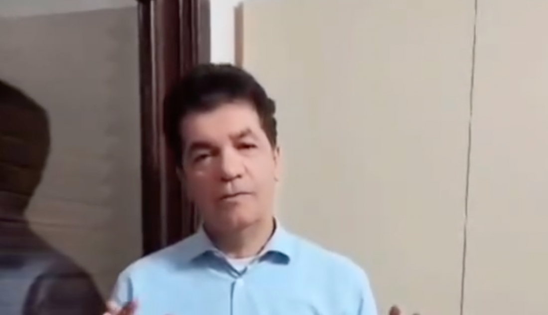 Antes de ser preso, Salvaro gravou vídeo dando a entender que sua prisão seria política; assista
