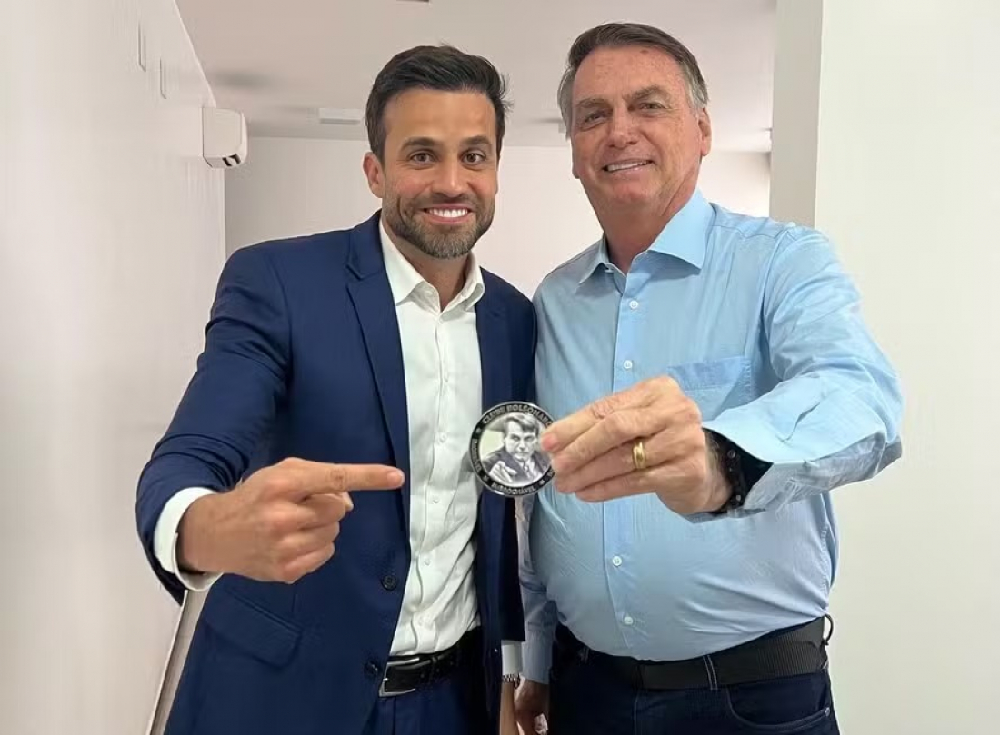 Bolsonaro convida Marçal para ato contra Moraes no dia 7