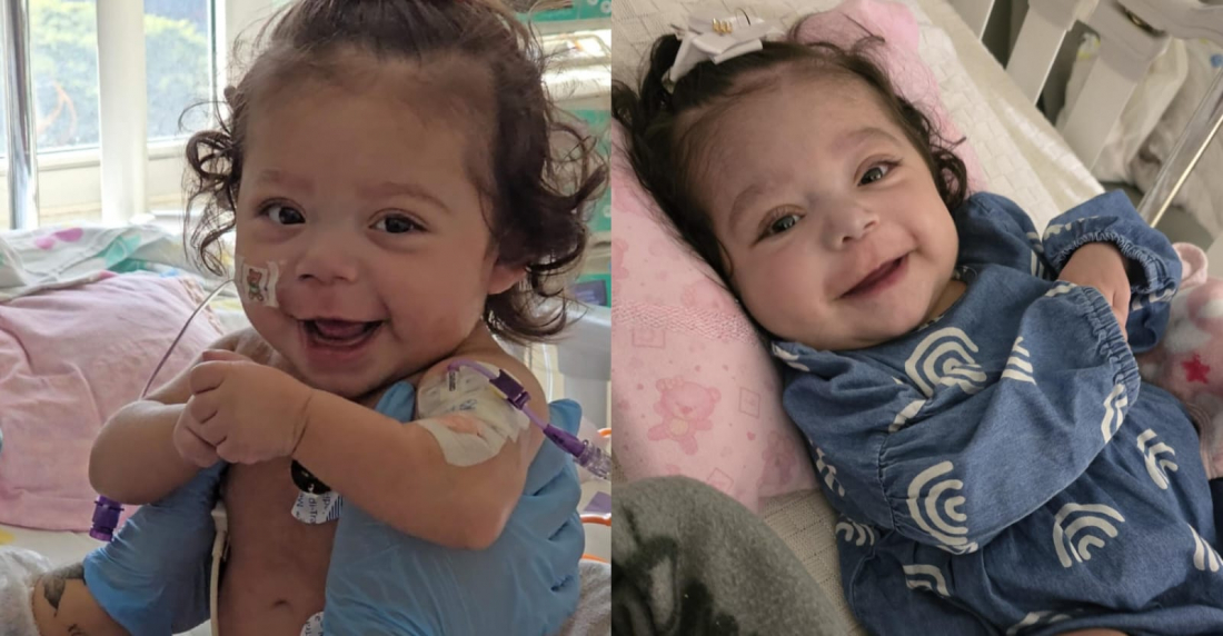 Pequena Alice, de 9 meses, diagnosticada com rara condição cardíaca, falece após batalha pela vida