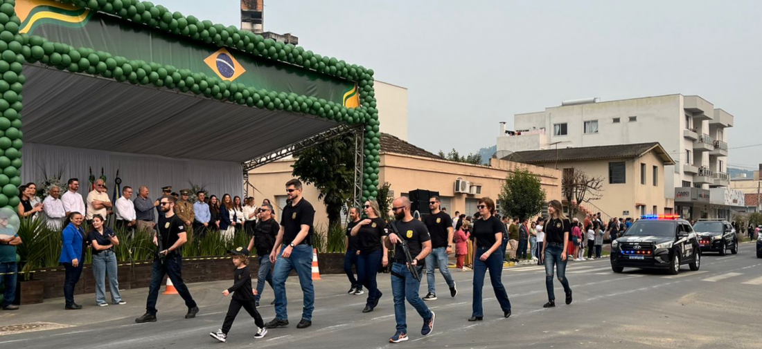 (Vídeo) Confira como foi o desfile cívico em Braço do Norte