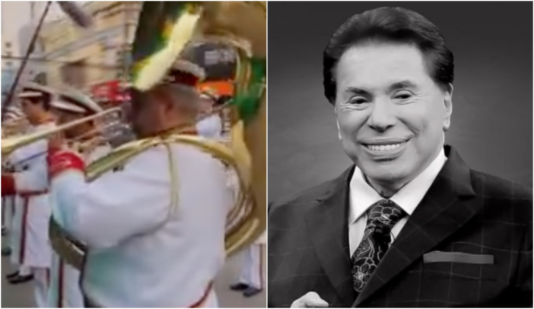 (Vídeo) Silvio Santos é homenageado por banda do Colégio São José durante desfile cívico em Tubarão