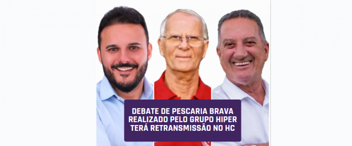 HC irá retransmitir debates políticos promovidos pelo Grupo Hiper