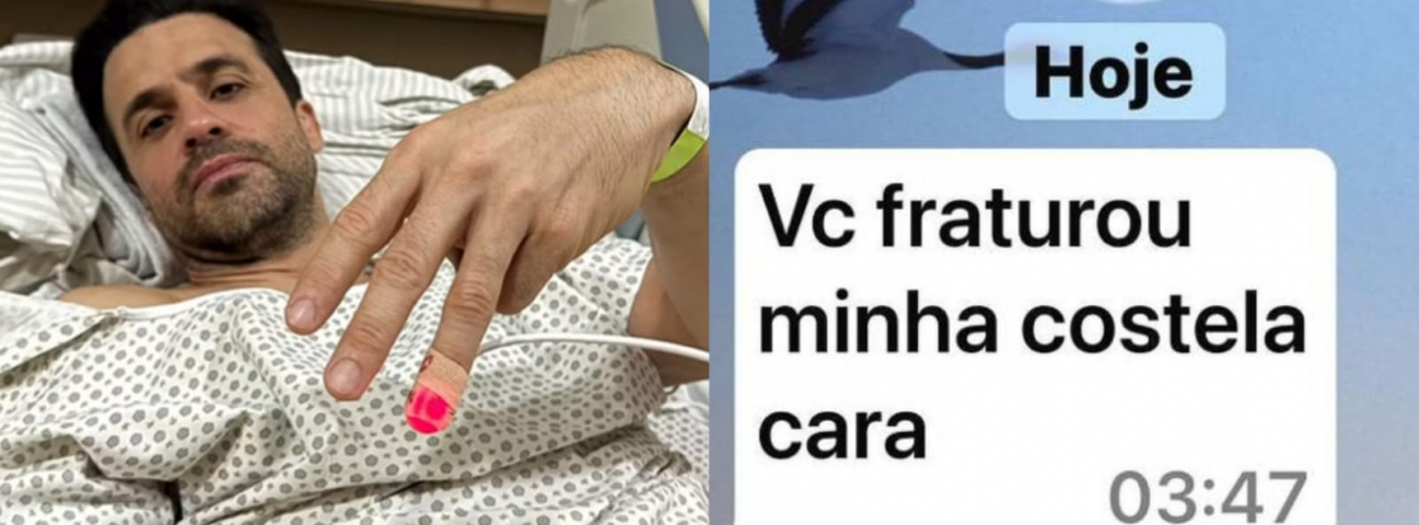 'Você fraturou minha costela, cara': Pablo Marçal envia mensagem a Datena