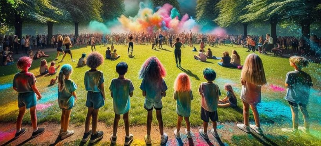 1º Festival das Cores e música ao vivo movimentam o fim de semana no Parque Diamante