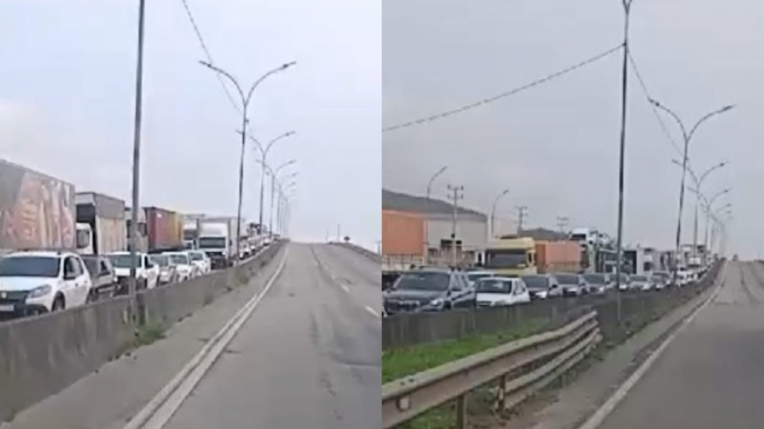Longo congestionamento na BR-101 entre Imbituba e Garopaba nesta quinta (19)