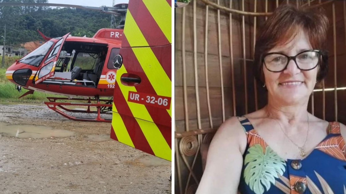 SC: mãe morre a caminho do casamento da filha após carro cair em rio