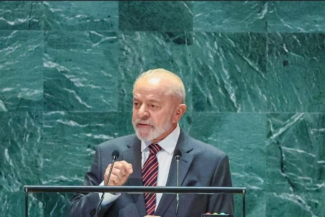Lula tem microfone cortado por exceder tempo em evento na ONU
