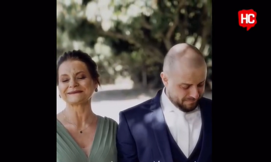 (Vídeo) Noivo homenageia pai falecido na pandemia com áudios emocionantes durante casamento em Criciúma