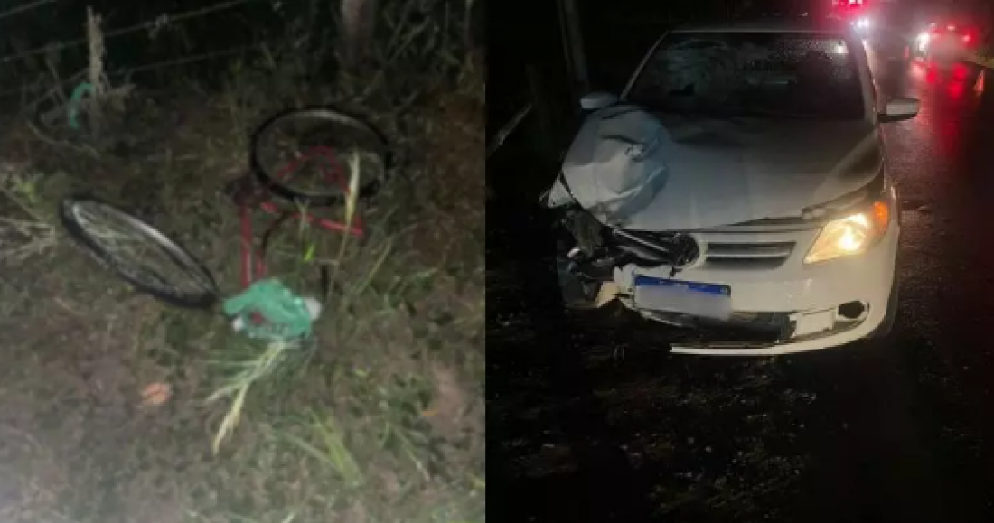 Ciclista morre atropelado em grave acidente em Braço do Norte