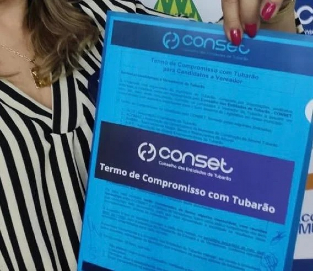 40 candidatos a vereadores de Tubarão assinam compromisso com o Conset