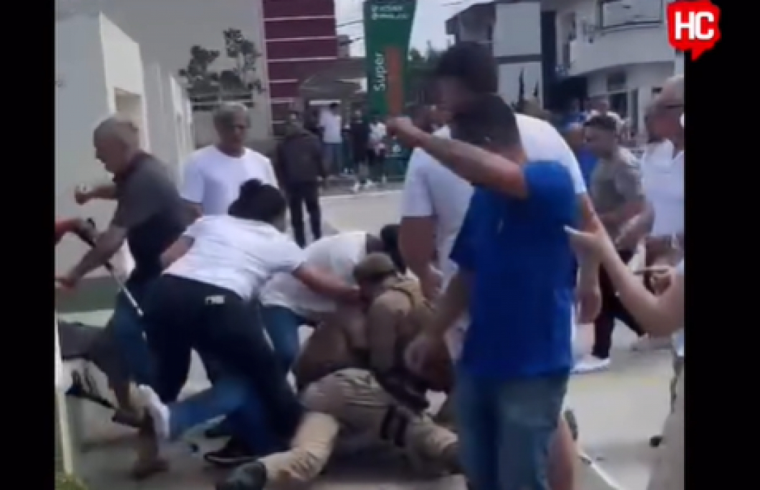 (Vídeo) Briga entre eleitores em Treze de Maio vira caso de polícia