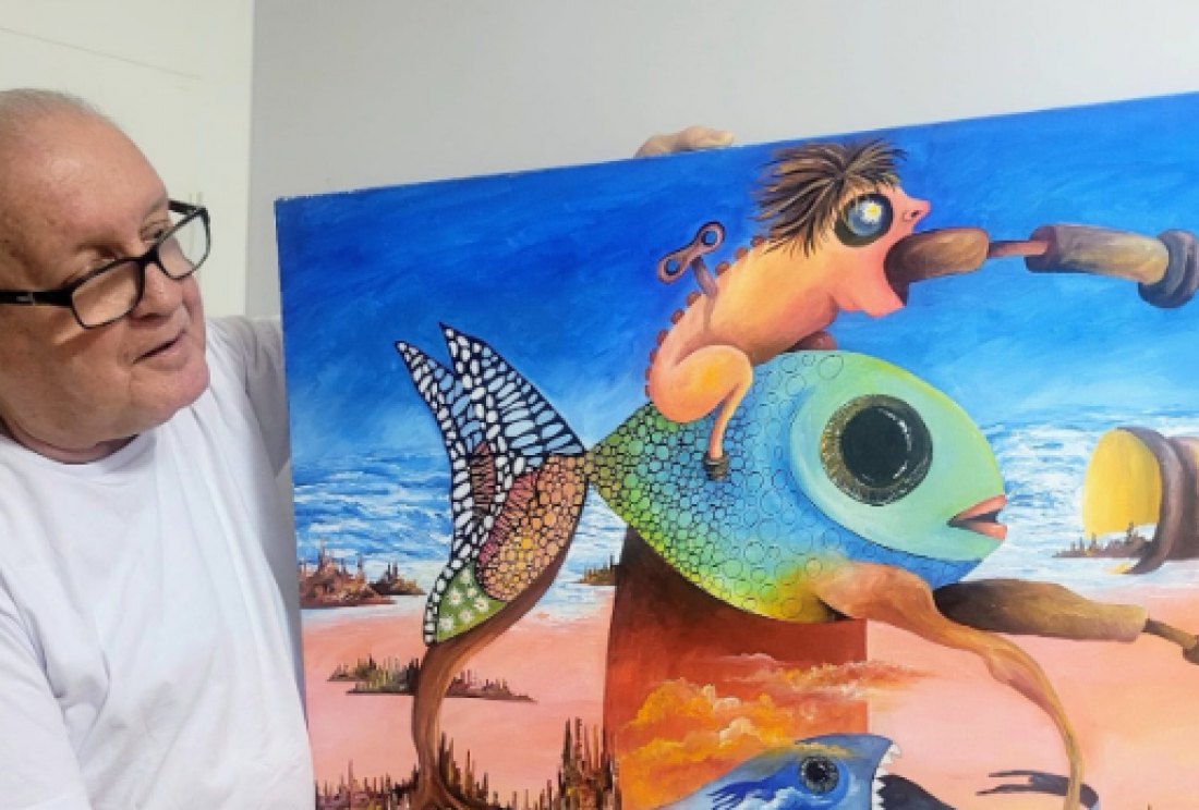 'Sonhos Freudianos' de Guedes estará em exposição em Tubarão