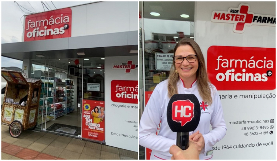 (Vídeo) Farmácia Oficinas comemora 60 anos de história e tradição em Tubarão
