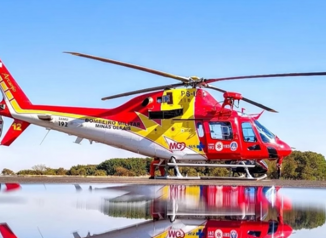 Helicóptero do Corpo de Bombeiros cai e deixa 6 mortos em Minas Gerais