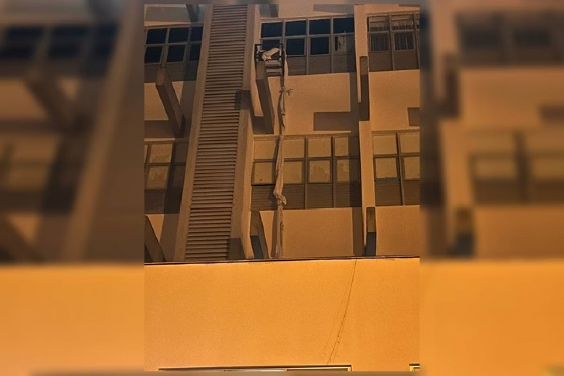 Preso que estava internado foge de hospital com corda feita de lençois