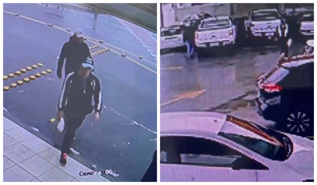 SC: vídeo flagra sequestro de mulher em estacionamento de supermercado